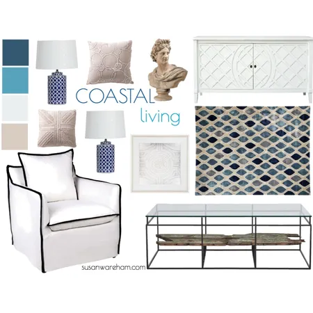 Coastal Living Interior Design Mood Board by www.susanwareham.com on Style Sourcebook