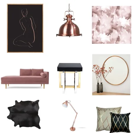 Copper Inspired Interior Design Mood Board by ptkoma on Style Sourcebook
