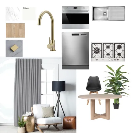 Kitchen Dining Brass Manutahi Interior Design Mood Board by denanabonana on Style Sourcebook