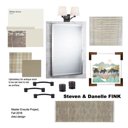 Paradise Hill Ensuite II Interior Design Mood Board by dieci.design on Style Sourcebook