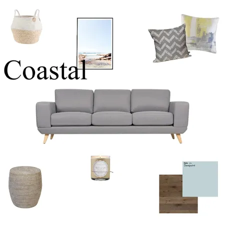 Coastal Living Room Interior Design Mood Board by Myla Brandt on Style Sourcebook