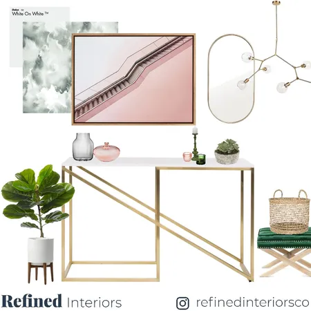 Hallway 02 Interior Design Mood Board by RefinedInteriors on Style Sourcebook