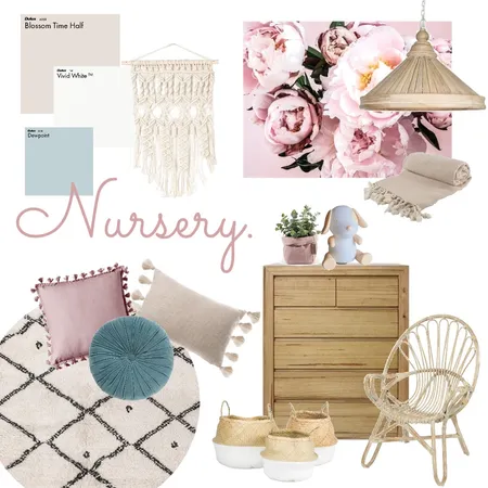 Nursery Interior Design Mood Board by thebohemianstylist on Style Sourcebook