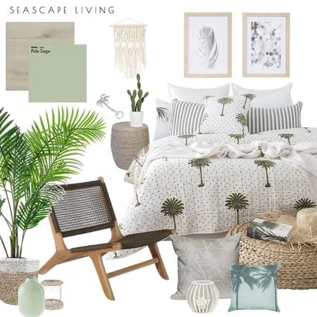 Palm Room Interior Design Mood Board by Seascape Living on Style Sourcebook