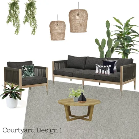 Stratfold Residence - Courtyard Design 1 Interior Design Mood Board by littleroadhome on Style Sourcebook