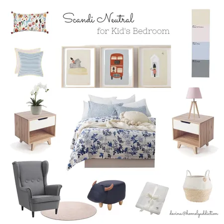 Alyssa's room Interior Design Mood Board by HomelyAddiction on Style Sourcebook