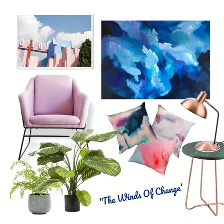 The Winds Of Change Interior Design Mood Board by Tessa Marie Art on Style Sourcebook