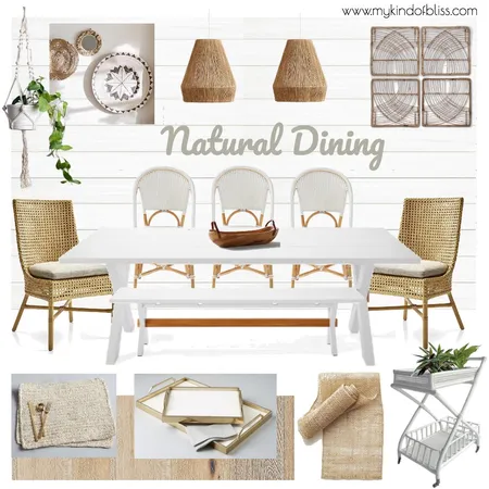 Natural Dining Interior Design Mood Board by My Kind Of Bliss on Style Sourcebook