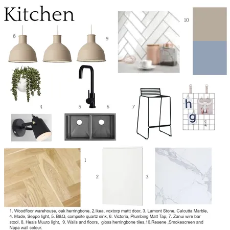 Kitchen 1 Interior Design Mood Board by RoisinMcloughlin on Style Sourcebook