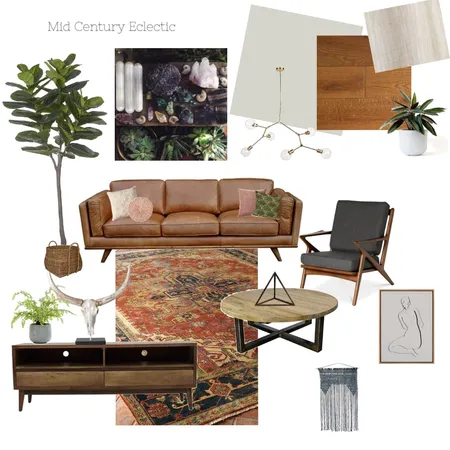 Mid Century Living Room Interior Design Mood Board by HannahC on Style Sourcebook