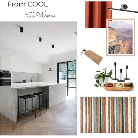 Kitchen update from cool to warm Interior Design Mood Board by Reka Fabian on Style Sourcebook