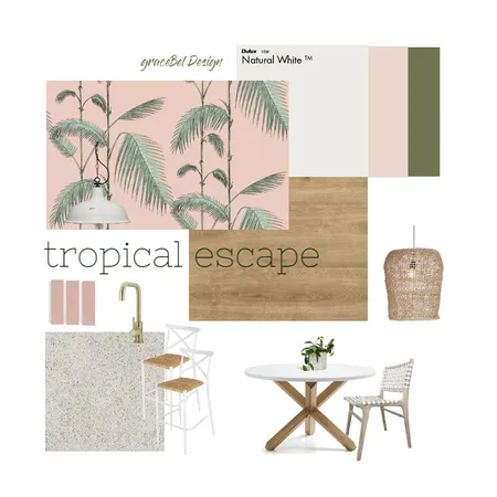 tropical escape Interior Design Mood Board by GRACE LANGLEY INTERIORS on Style Sourcebook