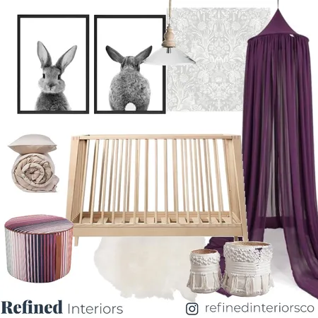 Nursery 02 Interior Design Mood Board by RefinedInteriors on Style Sourcebook