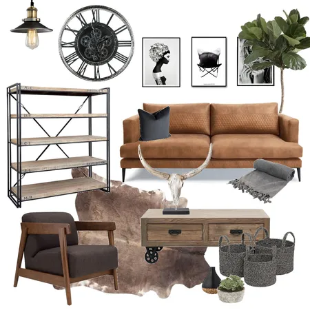 Industrial Living. Interior Design Mood Board by braydee on Style Sourcebook