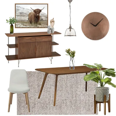 Mid Century Dining Interior Design Mood Board by braydee on Style Sourcebook