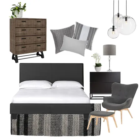 Modern Bedroom Interior Design Mood Board by braydee on Style Sourcebook