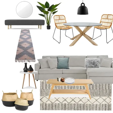 Living/Dinning Interior Design Mood Board by brookemorten on Style Sourcebook