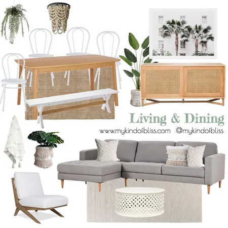 Living &amp; Dining Interior Design Mood Board by My Kind Of Bliss on Style Sourcebook