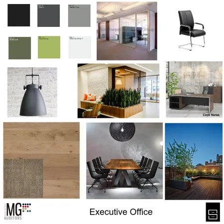 Executive Office Interior Design Mood Board by Marlene on Style Sourcebook