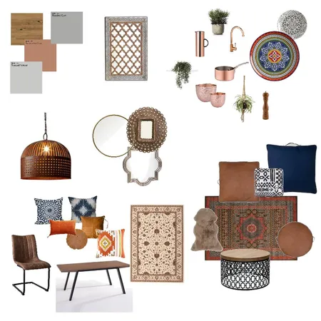 Warm Room_Module 3 Interior Design Mood Board by andrea_riley on Style Sourcebook