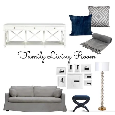 Family Living Room Oyster Bay Interior Design Mood Board by jvissaritis on Style Sourcebook