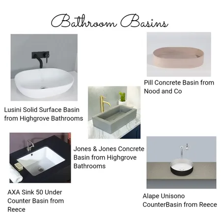 Bathroom basins Interior Design Mood Board by Hilite Bathrooms on Style Sourcebook