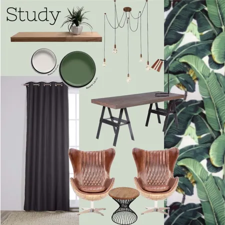 Study Interior Design Mood Board by ES Abode on Style Sourcebook