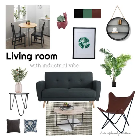 Student living area Interior Design Mood Board by HomelyAddiction on Style Sourcebook