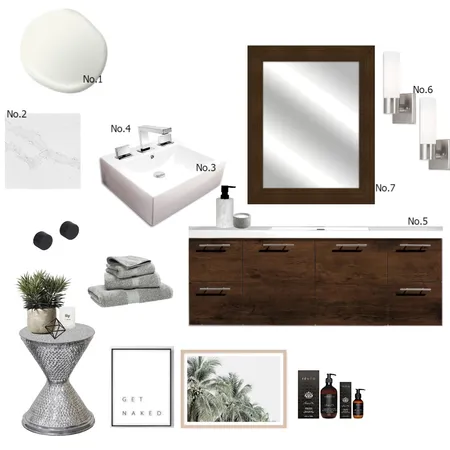 Bathroom Reno Interior Design Mood Board by Samantha on Style Sourcebook