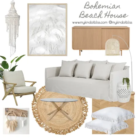 Bohemian Beach House Interior Design Mood Board by My Kind Of Bliss on Style Sourcebook