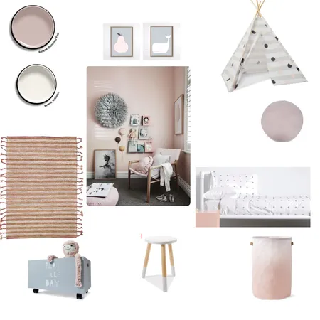 Black - girl's bedroom Interior Design Mood Board by Jennysaggers on Style Sourcebook