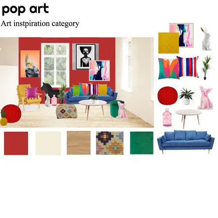 pop art Interior Design Mood Board by rere on Style Sourcebook