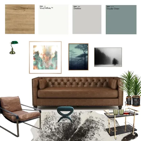 Man Cave Interior Design Mood Board by KellyByrne on Style Sourcebook