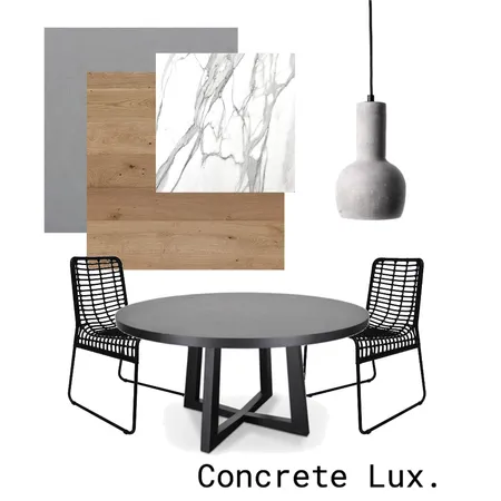 Concrete Lux Interior Design Mood Board by LucyPett on Style Sourcebook