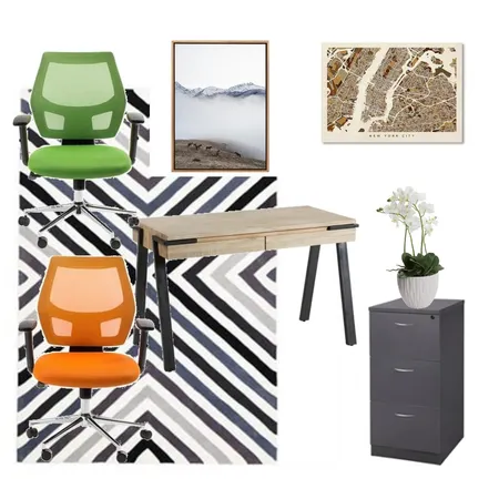 Simple Office Interior Design Mood Board by francalovescake on Style Sourcebook