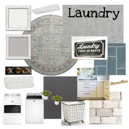 Laundry Room Interior Design Mood Board by Mary Wood on Style Sourcebook