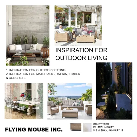 Outdoor Inspiration Interior Design Mood Board by Flyingmouse inc on Style Sourcebook