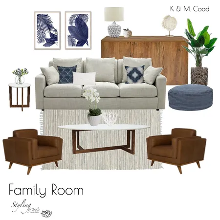 Family Room Interior Design Mood Board by Jackie Fyfe Interiors on Style Sourcebook