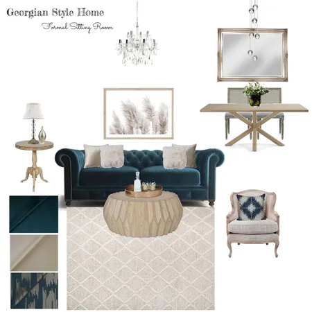 Georgian Interior Design Mood Board by Julia Schroeder on Style Sourcebook