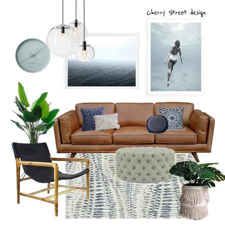 'Cool Ocean' Interior Design Mood Board by EKT on Style Sourcebook