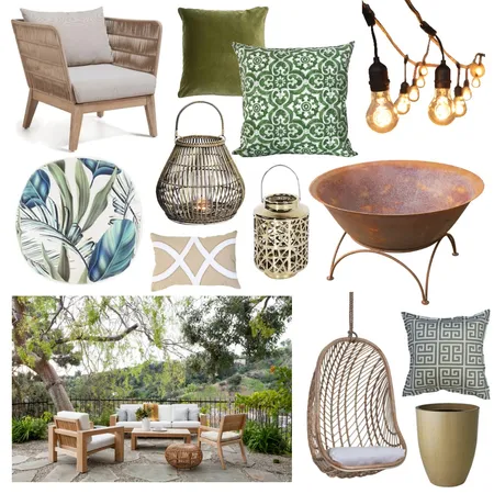 mediterranean patio Interior Design Mood Board by angelajsutton on Style Sourcebook