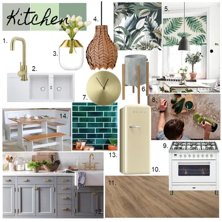 1950's Renovation - Kitchen Interior Design Mood Board by Kiara on Style Sourcebook