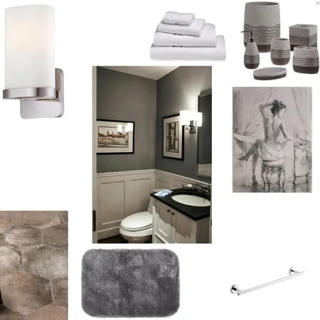 powder room moodboard Interior Design Mood Board by kasilano on Style Sourcebook