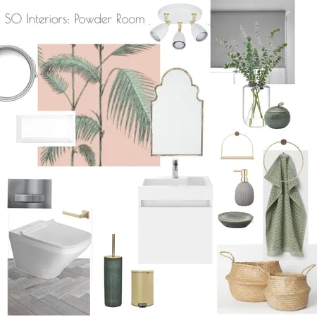 Module 9 Powder Room Interior Design Mood Board by Steph Smith on Style Sourcebook