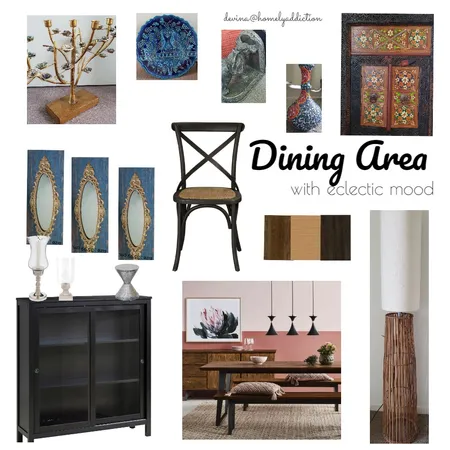 Dining room Anum Interior Design Mood Board by HomelyAddiction on Style Sourcebook