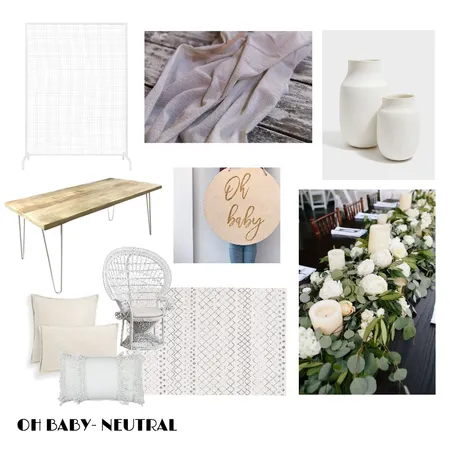 Oh Baby Neutral Interior Design Mood Board by modernlovestyleco on Style Sourcebook