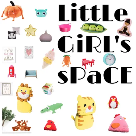 Little Girl's Space Interior Design Mood Board by Pizzuti on Style Sourcebook