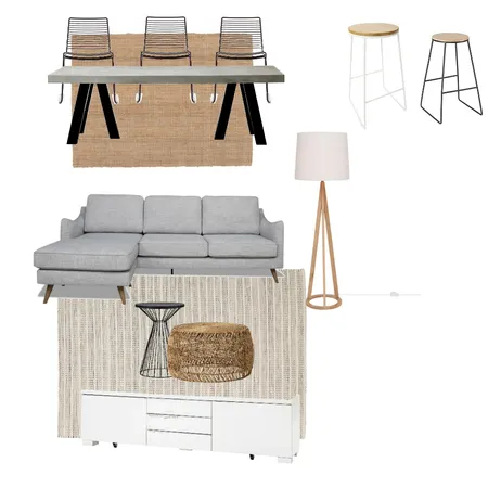 concrete table light couch Interior Design Mood Board by digioj11 on Style Sourcebook