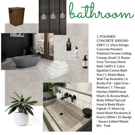 bathroom Interior Design Mood Board by Natalie V on Style Sourcebook