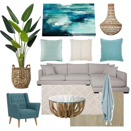 Lounge Room Interior Design Mood Board by PetrolBlueDesign on Style Sourcebook
